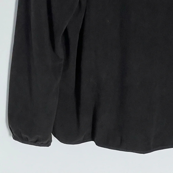 New! Rains Black Fleece Half Zip Pullover Top nwt 29700 - Picture 10 of 15
